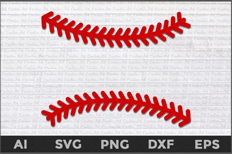 Download Free Baseball Stitches SVG Commercial Use